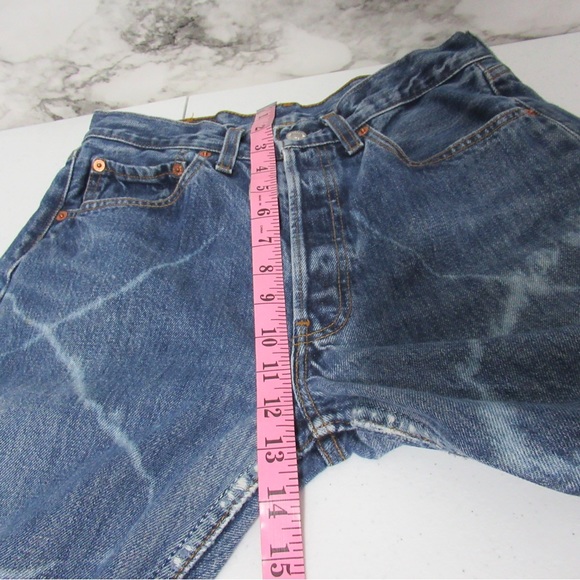 Levi’s Vintage Denim Jeans Bleach Acid Wash Detail Size 27 - Picture 13 of 17